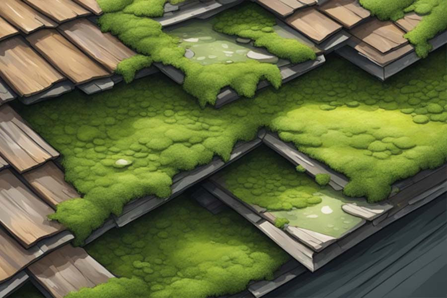 How Moss and Algae Can Cause Serious Roof Damage
